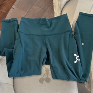 Lululemon Athletica Deep Teal Leggings
